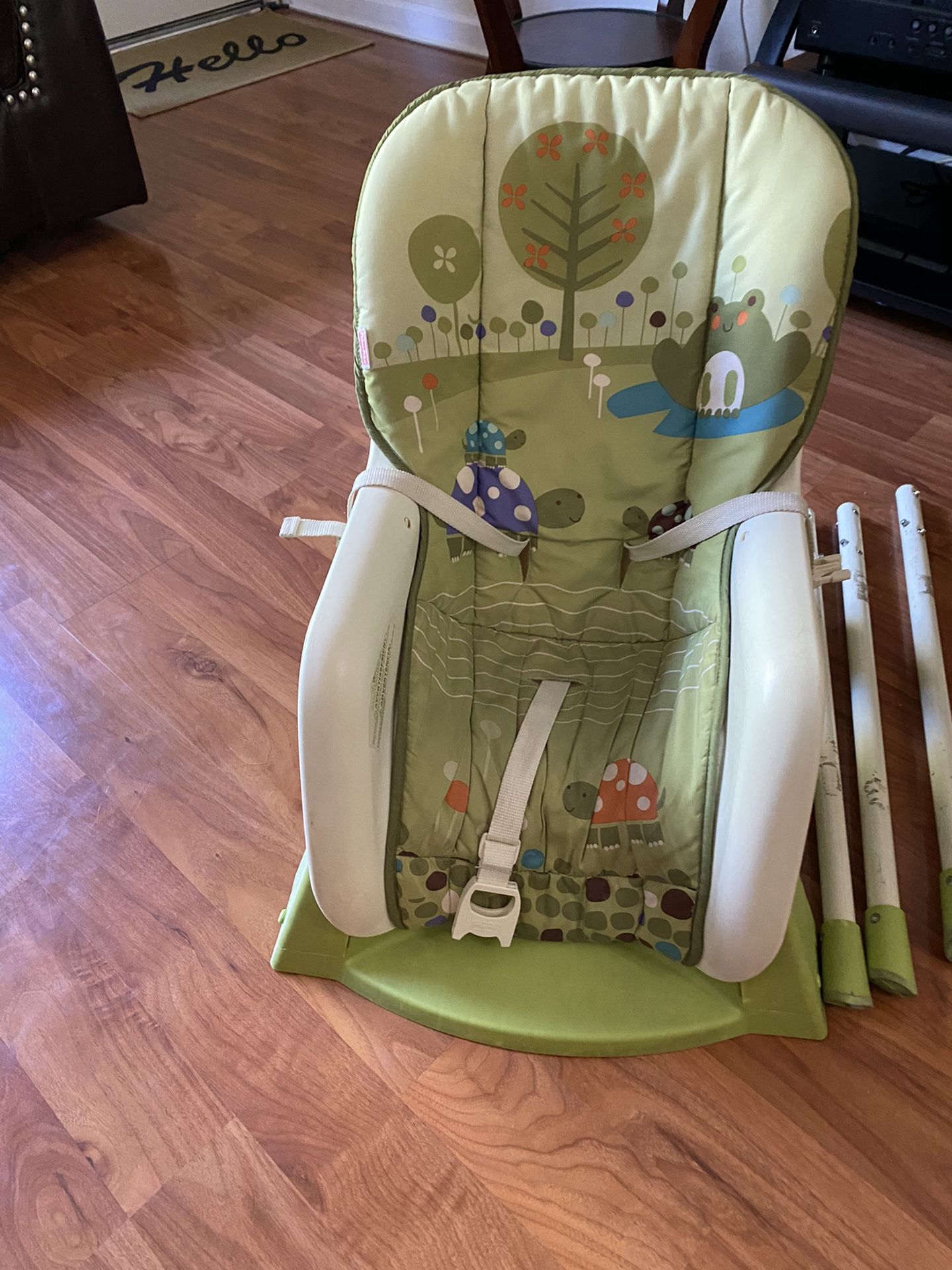 Kids high chair, chair, swing four in one convertible .