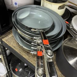 GreenPan Ceramic Nonstick Frying Pan Set of 3