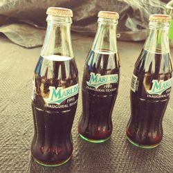 3 Collectables Marlins Coke Bottle