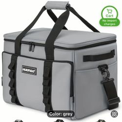 Large Capacity Outdoor, Soft Insulated  Bag Collapsible Large Travel Coolers Soft Sided Coolers Ice Chest, Leakproof