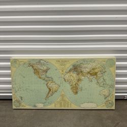 Canvas World Map
