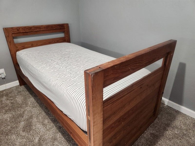 Twin Bed- Solid Wood