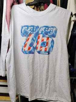 76 Freedom White Shirt For Sale