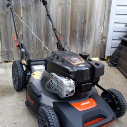 Like-New Echo 21" Inch RWD 190cc Gas Self Propelled Lawnmower With Dual Blade System And Vertical Storage 