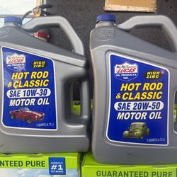 Lucas 10w30 20w50 hot rod & classic high zinc