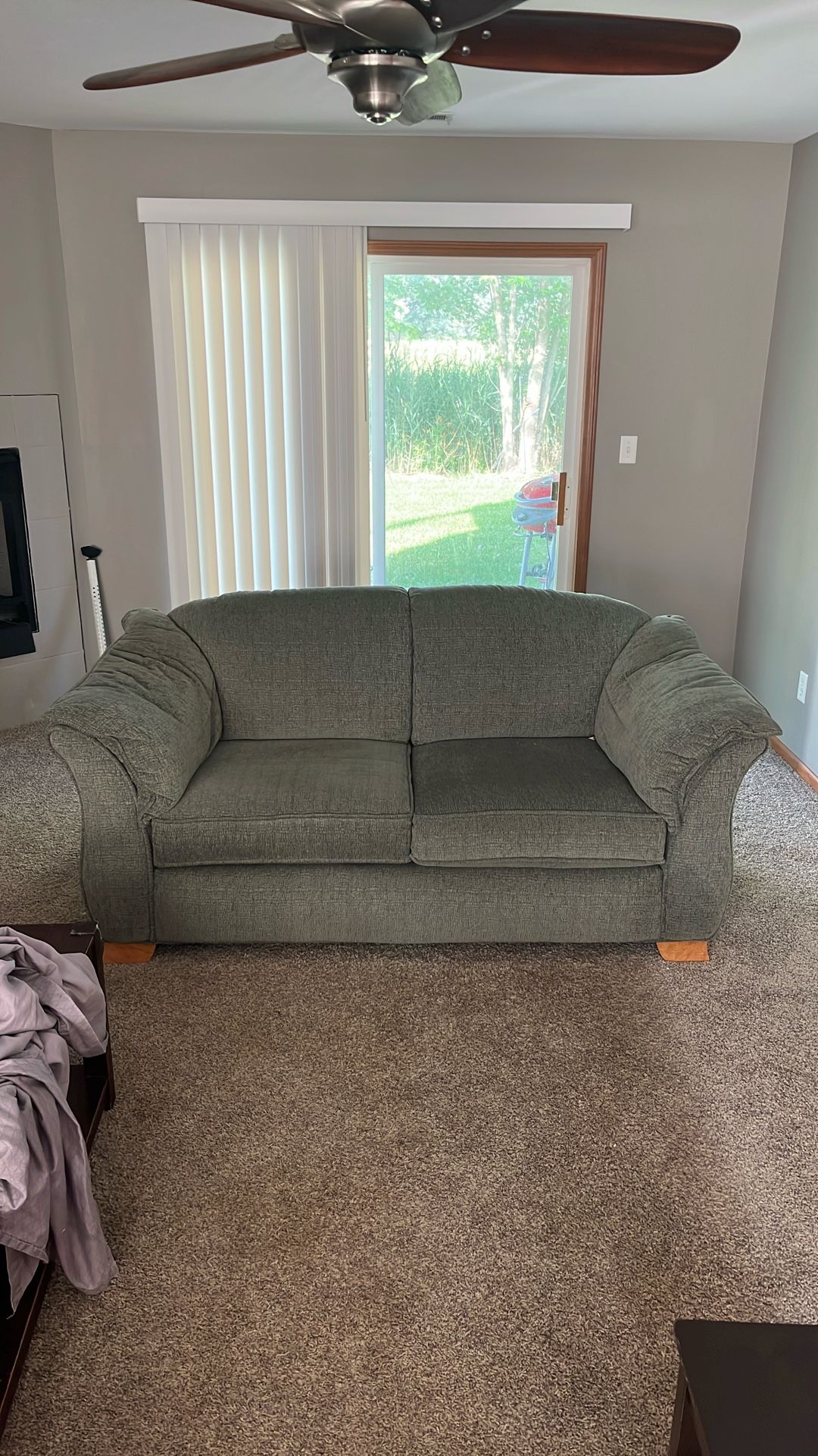 green couch