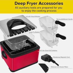 dual deep fryer