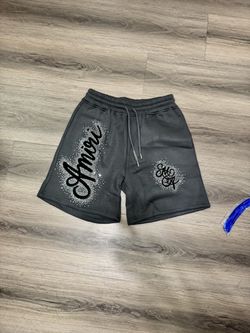 Amiri rhinestone shorts size large