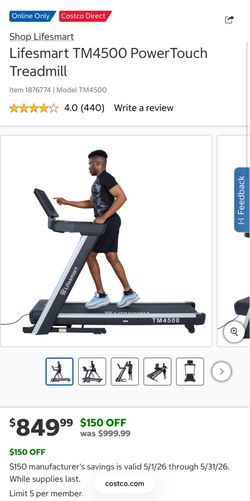 Costco TMP4500 Treadmill