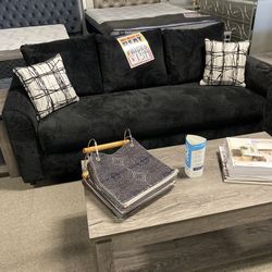 2pc Black Couch Set $1299🖤