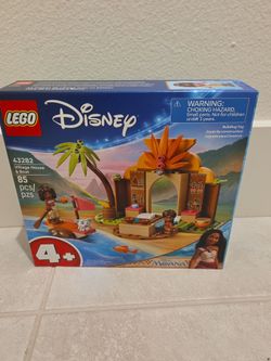 Lego moana village house and boat
