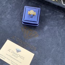 Ring Engagement 1ok Diamonds Real Natural 