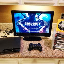 HUGE Sony Playstation 3 / PS3 with 30+ Games Complete & Like New!!