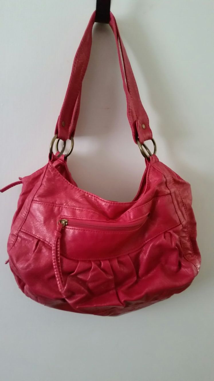 Hot pink purse