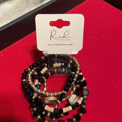 6 Strand Bracelet With “blessed” Or “sisters”On It