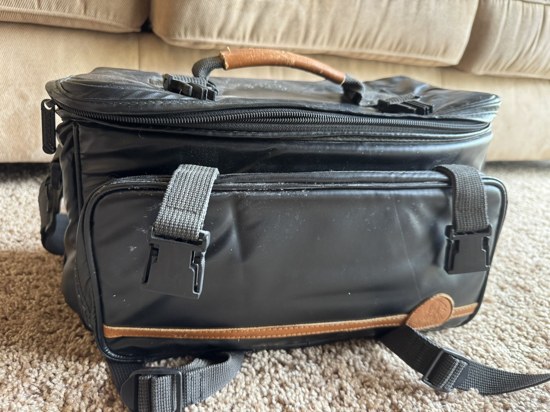 Mohawk Leather Camera Bag Vintage