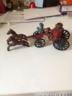 Vintage-HORSE DRAWN FIRE DEPARTMENT WATER PUMP