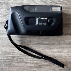 Canon Snappy 30 35mm Point & Shoot Film Camera 35mm f/3.8 Black Used