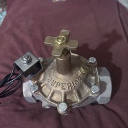 SUPERIOR 1 1/2” Irrigation Sprinkler Valve W/Flow Control ~ MADE IN USA ~ BRAND NEW 