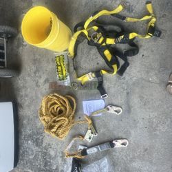 Roofing Harness Vertical Lifeline Assembly 