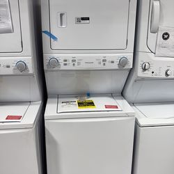Frigidaire electric washer dryer tower
