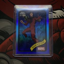 Marvel Topps Chrome 2025 Shang-Chi /399 True Blue