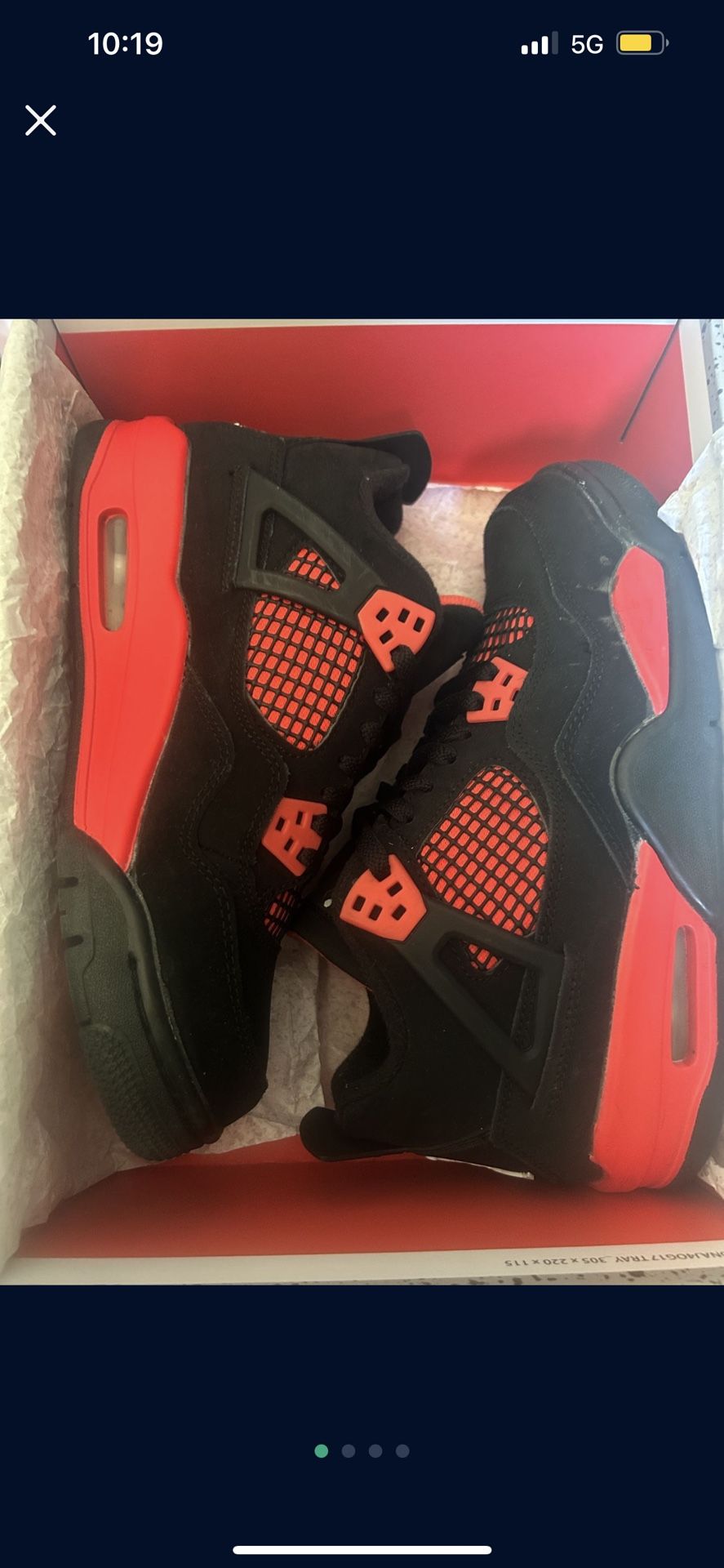 Air Jordan Retro 4s Red Thunder