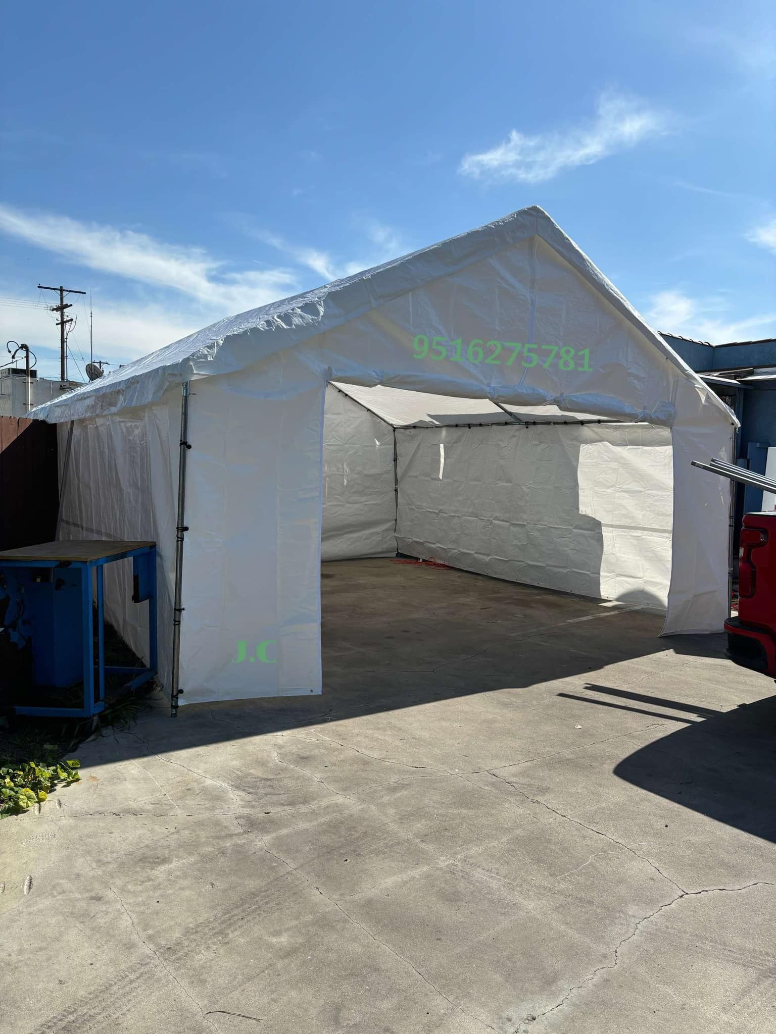 White All Cover Tent