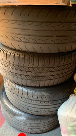 205/55zr16 91w set of tires used