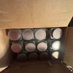 Brand New 3 X 4 Glass Jars