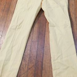 READ INFO w/small flaw Yellow Mens Express Photographer Pants w/ware W29 L30
