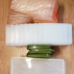 Plastic Freezer Storage Containers 