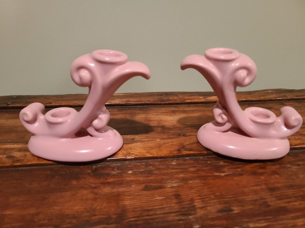 Vintage Abingdon Candle Holders