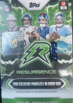 Topps Resurgence 2025 NFL Trading Cards Box