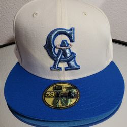 BRAND NEW TOPPERZ EXCLUSIVE CALIFORNIA ANGELS FITTED 