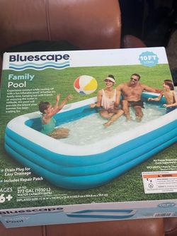 Bluescape 10ft Inflatable Family Pool