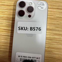 On Sale iPhone 15 Pro 256GB AT&T 