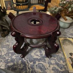 Vintage Chinese rosewood vase/planter stand