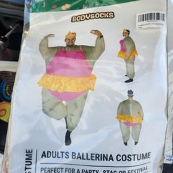 Inflatable Ballerina Costume!