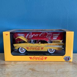 M2 MACHINES COCA COLA 1957 CHEVROLET BEL AIR HARD TOP GREAT FOR CHRISTMAS OR BIRTHDAY GIFT 