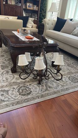 Vintage dining room chandelier