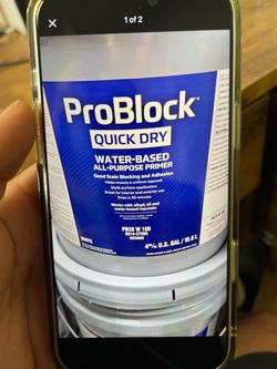 Quick dry primer stucco yeso