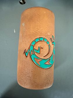 Southwestern Kokopelli Pottery Vase