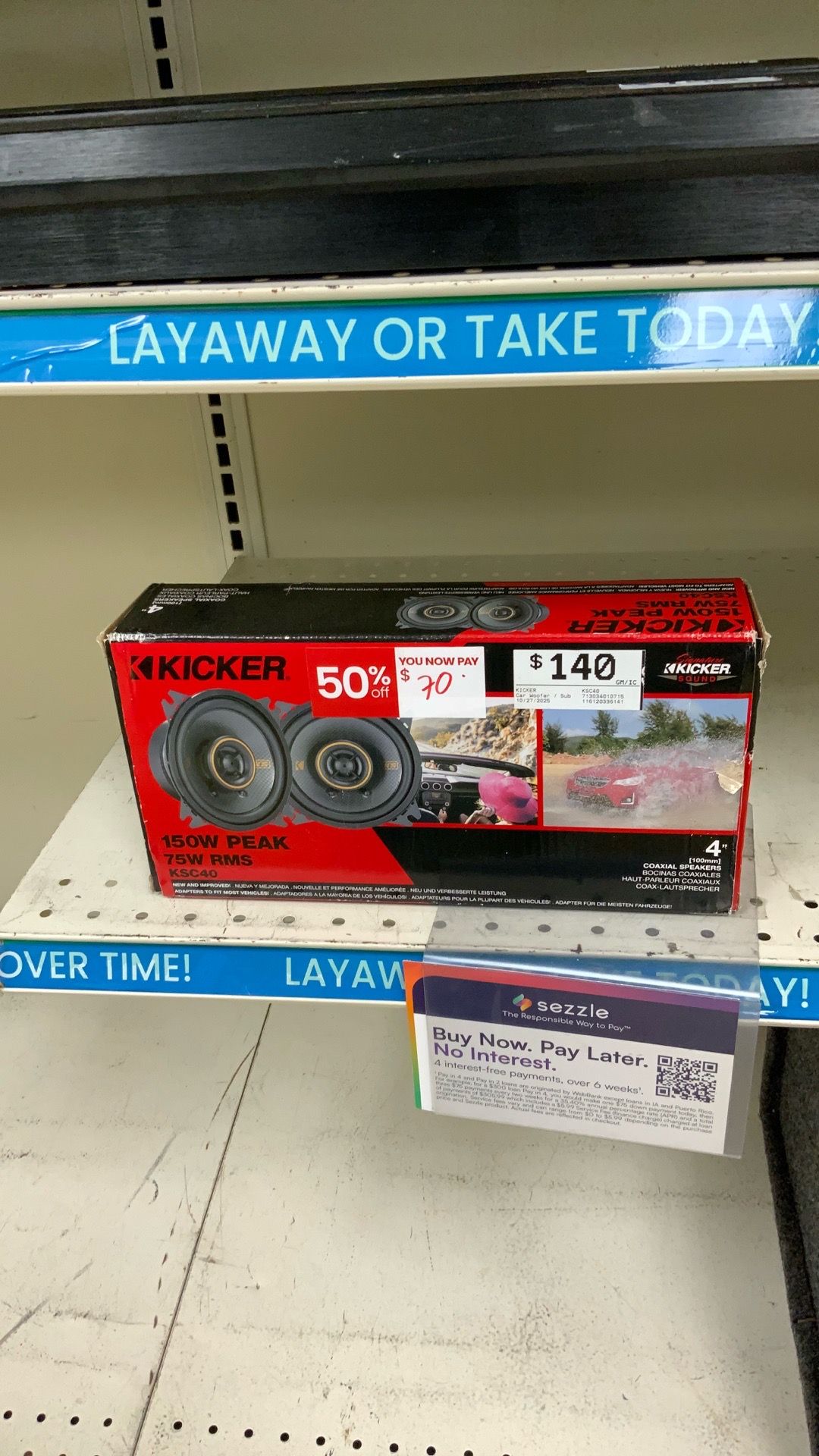 Kicker coaxial speaker