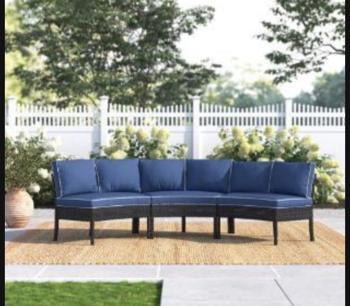 Curved Patio Set  Round Patio Furniture Half Moon Patio Furniture Brand New In The Box 🆕🆕🆕