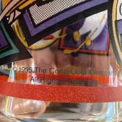 3 Coca Cola 1995 Polar Bear Winter Sports Glass Hockey Skating Bobsled Skiing