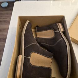 Penguin Brown Suede Chelsea Boots