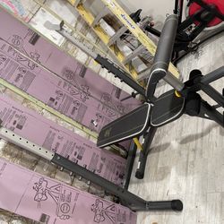 Olympic Bar Olypic  Bech And Squat Rack  And Bicycle 