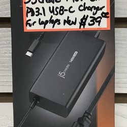 J5 Create 140W GaN PD3.1 USB-C Charger For Laptop New 