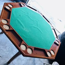 Cards And Chip Table 